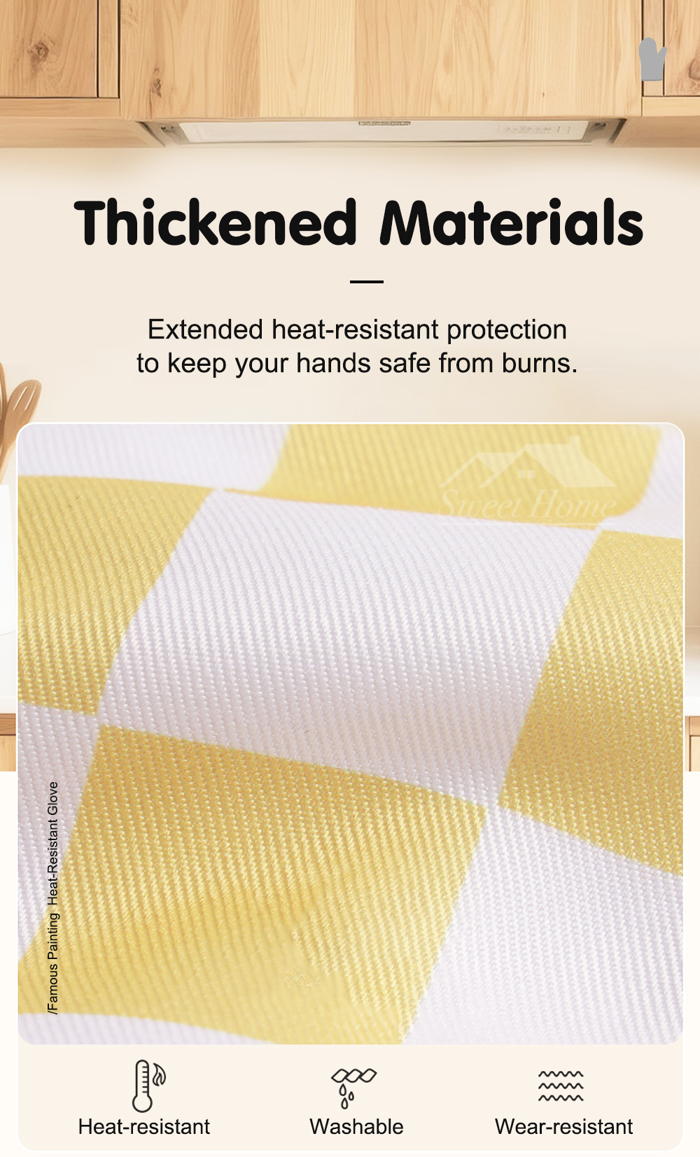 Famous Painting Heat-Resistant Glove-3